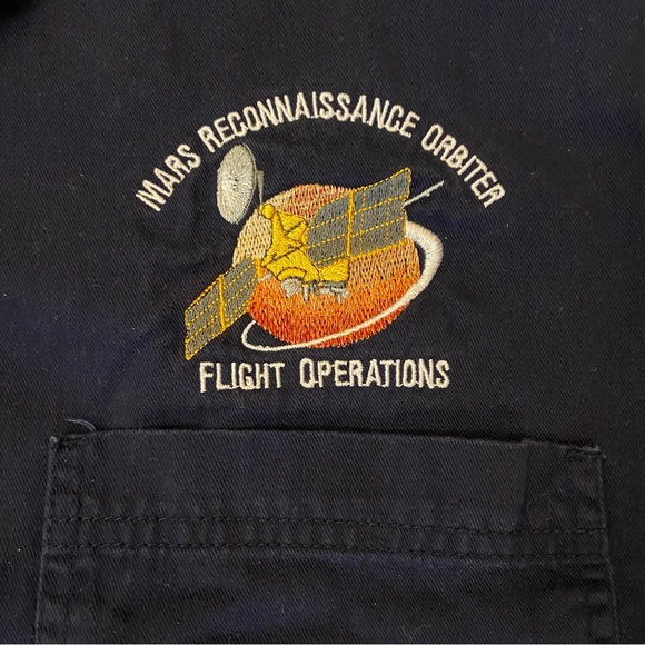 Mars Reconnaissance Orbiter Flight Operations long sleeve w/ pocket sz L - Picture 5 of 12